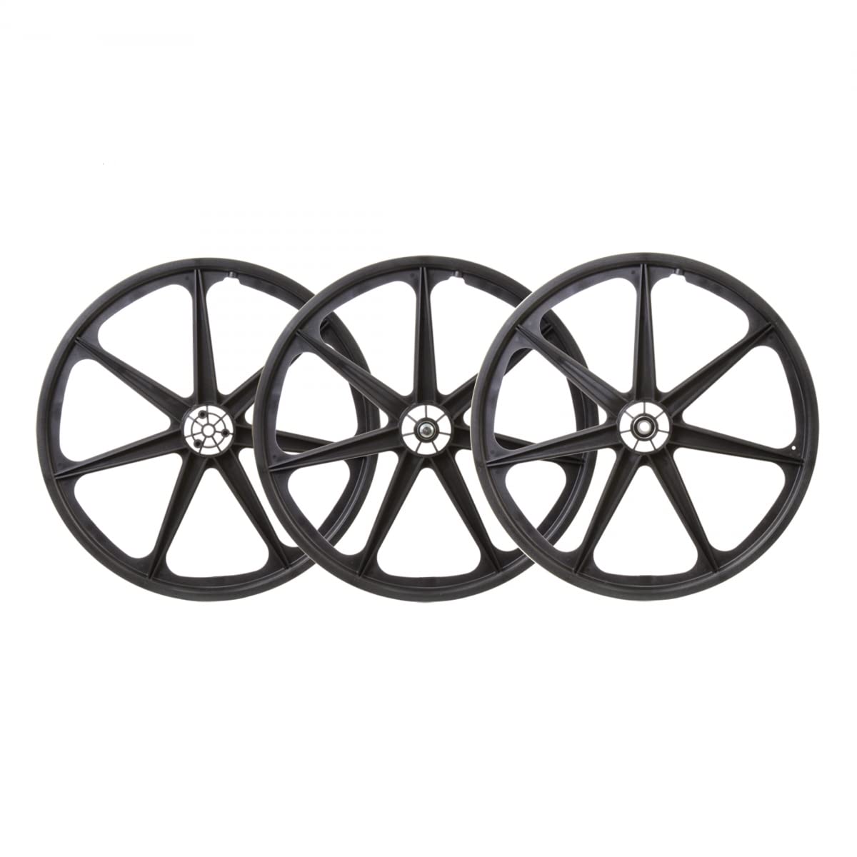 WheelMaster Trike MAG WHL Set BLK F/RR-Drive & Idler