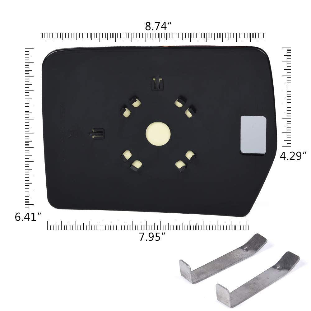 PIT66 Right Side Mirror Glass, Compatible with 04-10 Ford F-150/06-08 Lincoln LT Pickup Non-Heated 4L3Z17K707AB