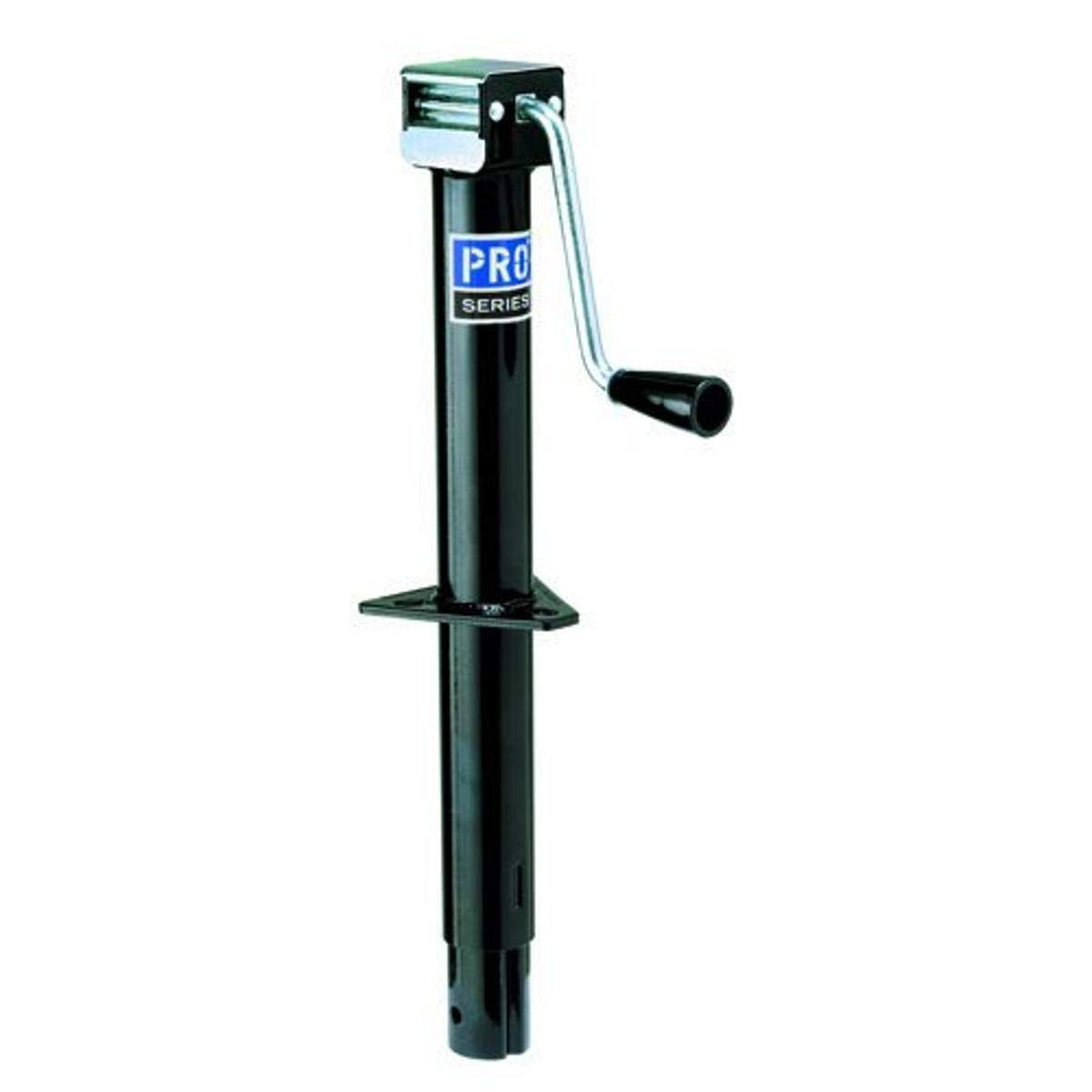Reese Pro Series RV20000103 Bolt On A-Frame Trailer Jack, 2,000 lbs. Lift Capacity, 14 Inch Travel, Sidewind Crank