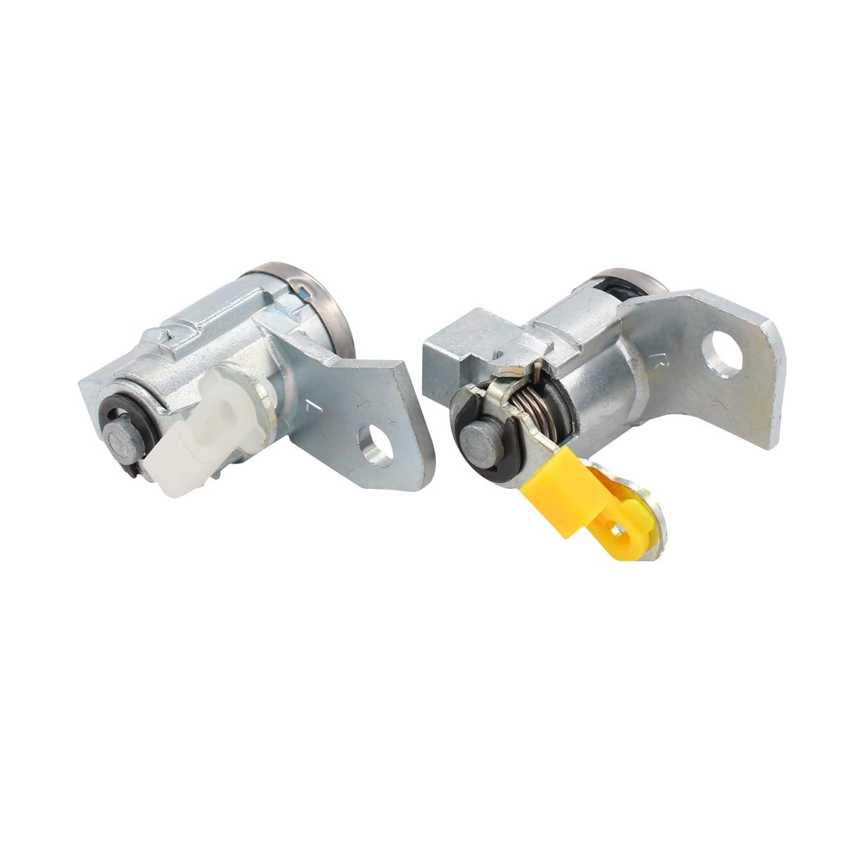 Newyall Front Left Driver & Right Passenger Side Door Lock Cylinder W/Keys For Chevrolet Colorado 2004-2012, Gmc Canyon 2004-201