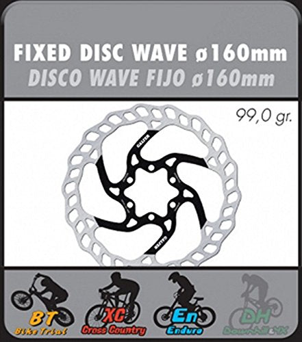 Galfer Wave disc brake rotor, 160mm - DB002W
