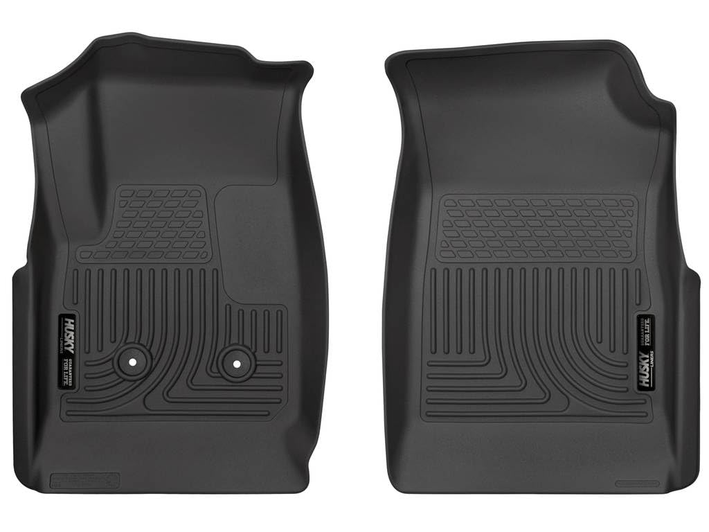 Husky Liners Weatherbeater Floor Mats | Fits 2015-2022 Chevrolet Colorado & GMC Canyon Crew Cab & Double Cab | Front Row, 2-pc B