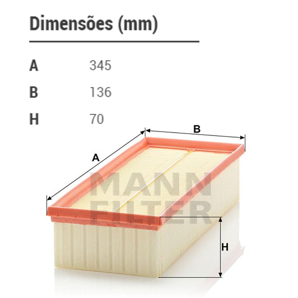 MANN-FILTER C 35 154 Air Filter - Premium Engine Air Filter for Enhanced Performance and Efficiency