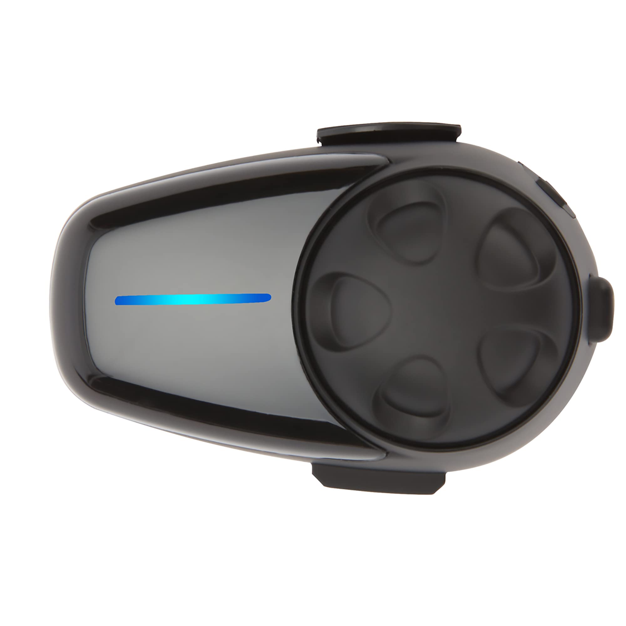 Sena SMH1011 Motorcycle Bluetooth Headset / Intercom with Universal Microphone Kit (Single) , Black