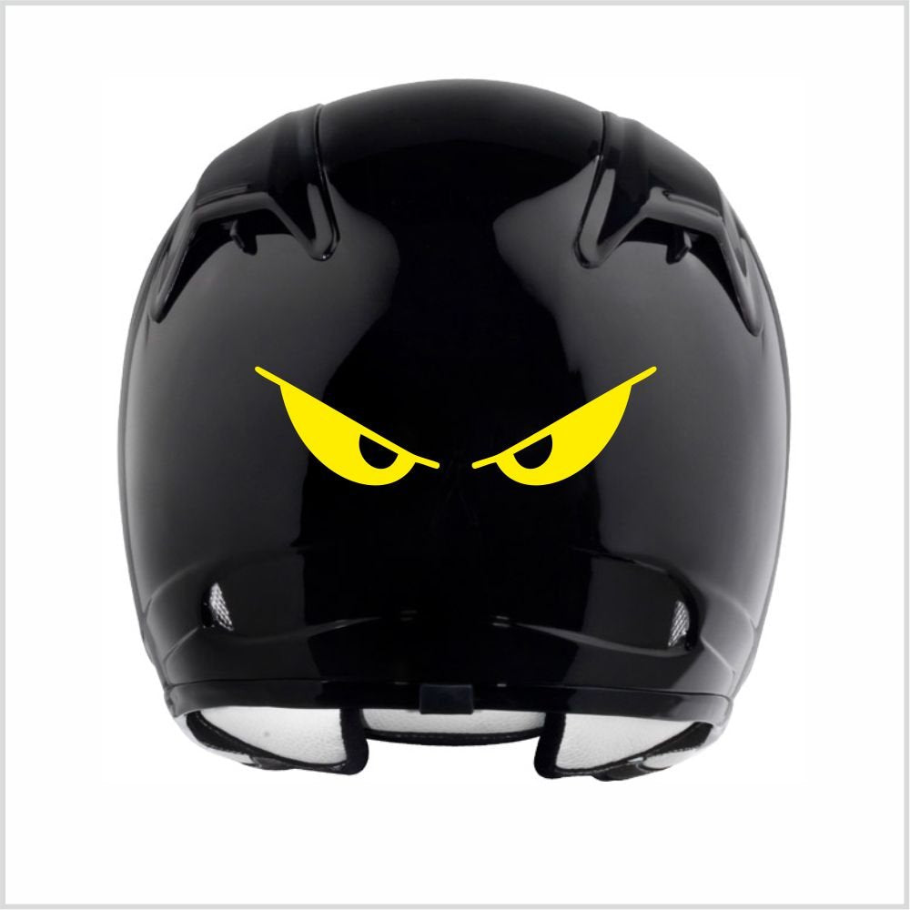 evil looking motorcycle helmets Everything Graphix Evil Eyes No Fear Motorcycle Biker Helmet Reflective Decal Sticker M2 5 1/2'' X 1 1/2'' (Reflective Yellow)