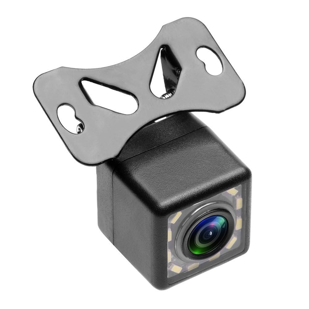 Car Backup Camera, Rear View Camera Ultra Hd 12 Led Night Vision,Waterproof Reverse Camera 170 Wide View Angel For Universal Car