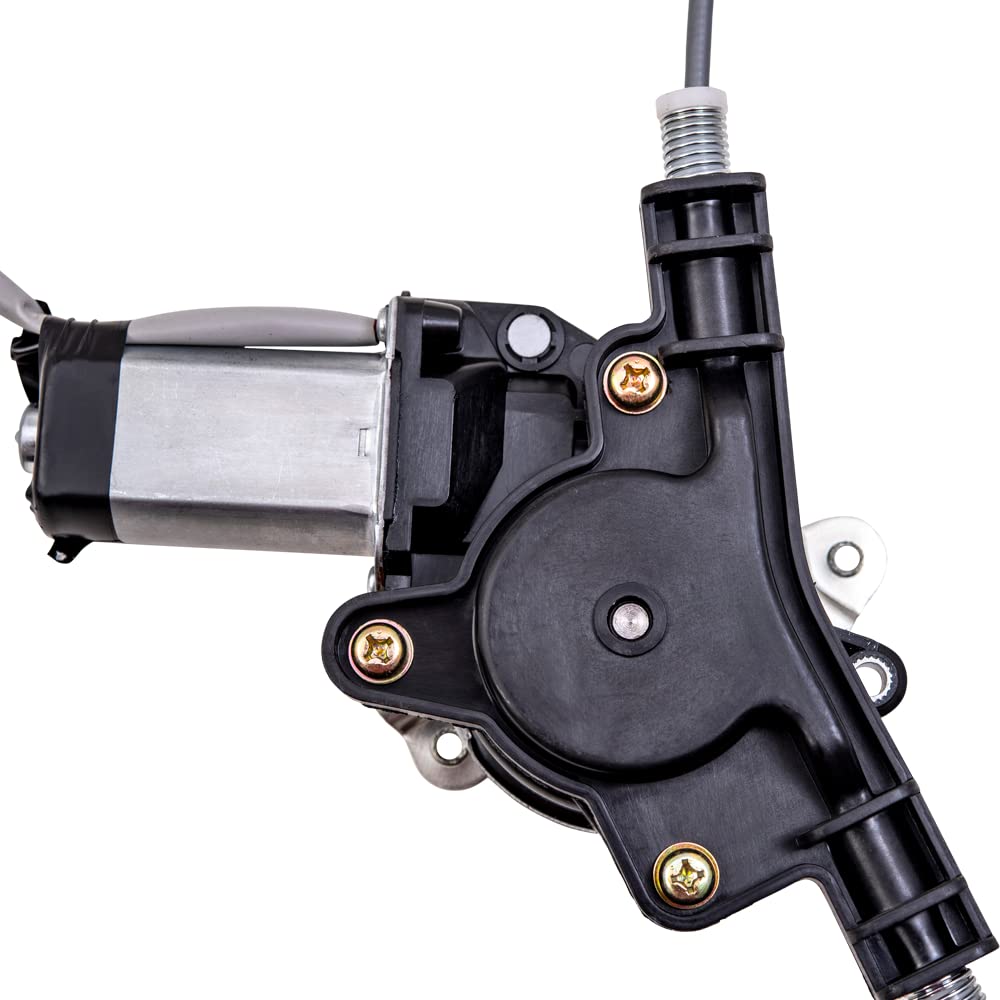 Autoandart Brock Replacement Drivers Rear Power Window Lift Regulator W/Motor Assembly Compatible With 04-15 Armada Titan Pickup