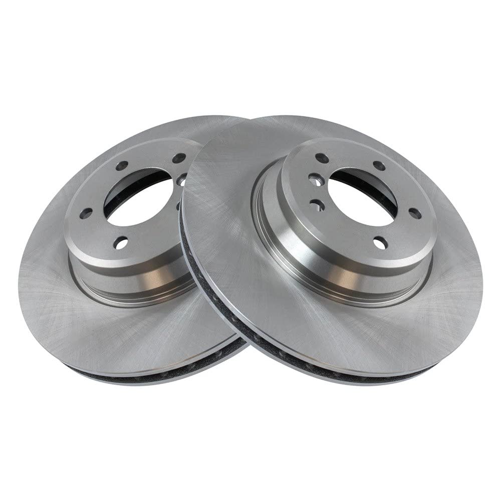 Trq Front Brake Rotors Set Vented Compatible With 2009-2011 Bmw 335D 2007-2013 335I 2009-2013 335I Xdrive 2011-2013 335Is 2007-2