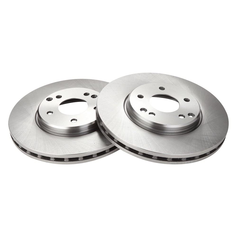 Trq Front Disc Brake Rotor Pair Set For C240 / C280 / C320 / C350 / Clk320 / Clk350 / Clk430 / Crossfire / E300 / E320 / E430 /