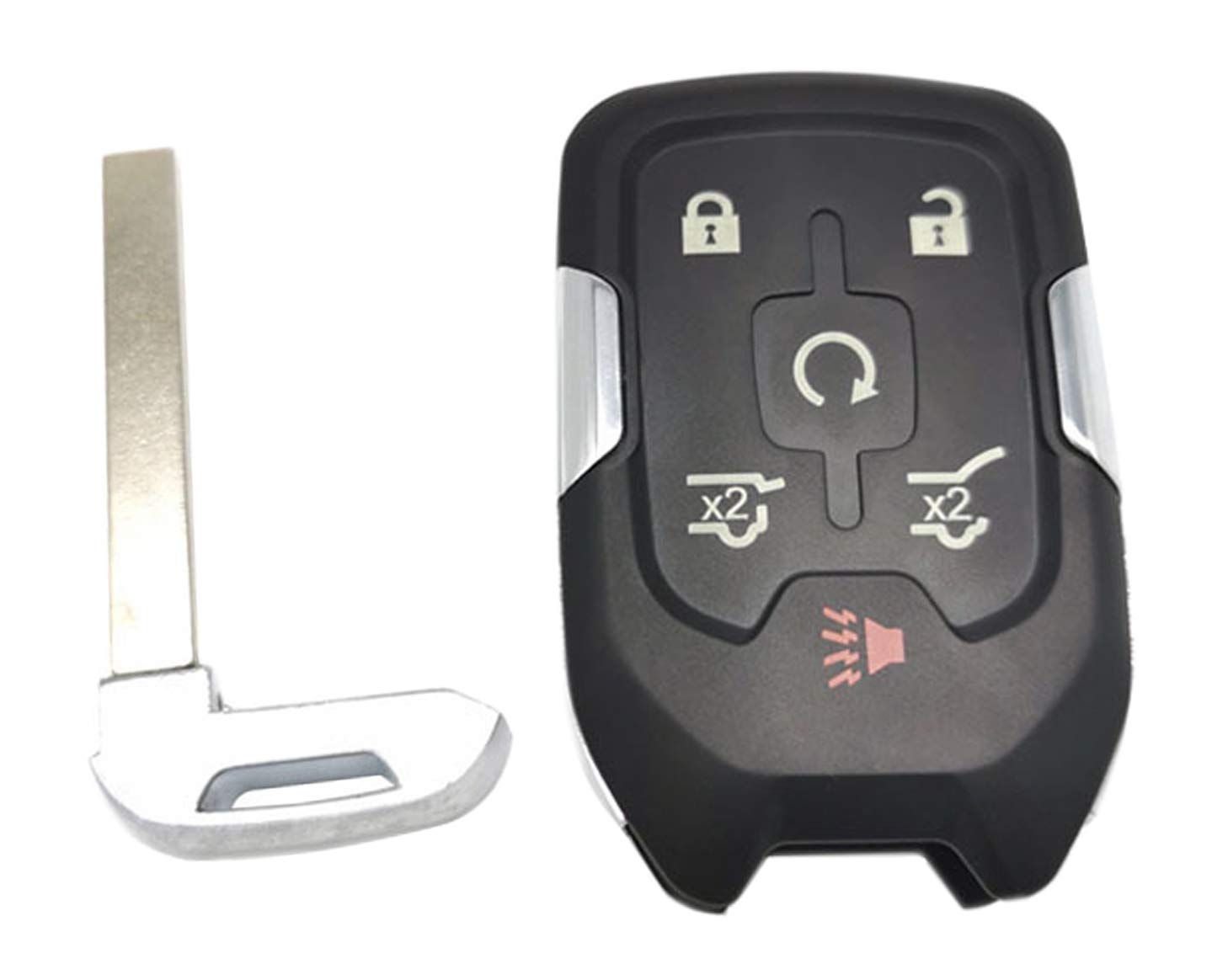 Smart Key Fob For 2015-2020 Chevy Suburban/Tahoe/Gmc Yukon + Yukon Xl 315Mhz Keyless Entry Remote Key Fob Hyq1Aa (With Chip, 6 B