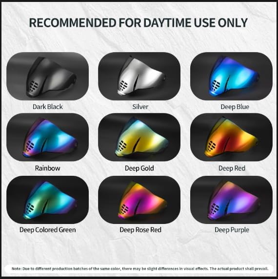 PSLER IC-06 visor- Icon Airflite Face Shield Motorcycle Helmet Visor Accessories Replacement for Icon Airflite IC-06,Deep Purple