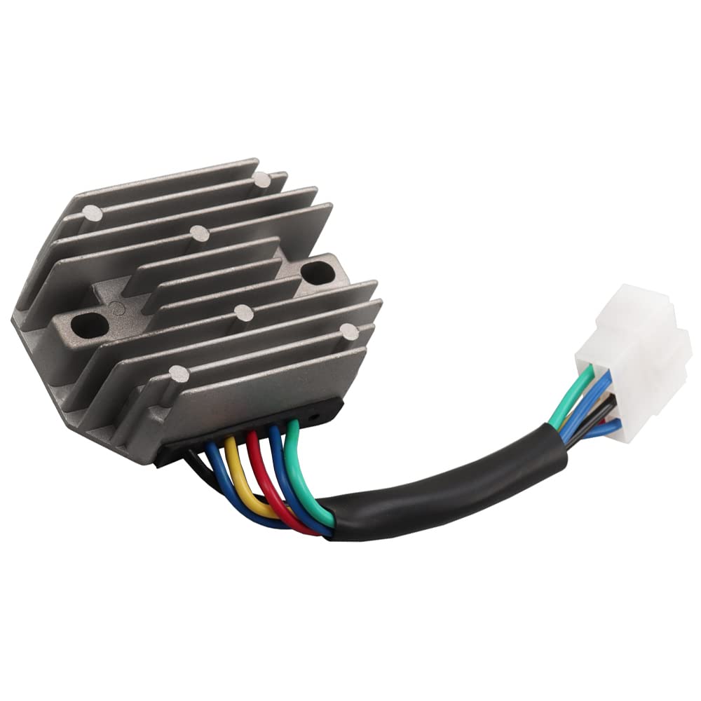 Voltage Regulator Rectifier Fits For Kubota Grasshopper Kokusan Denki Yanmar Zd18 Zd21 Zd25 718D 721D 1822D 721G Rtv500 185530 Rs5101 15351-64600 15351-64601 15351-64603 15531-64601 19267-64600