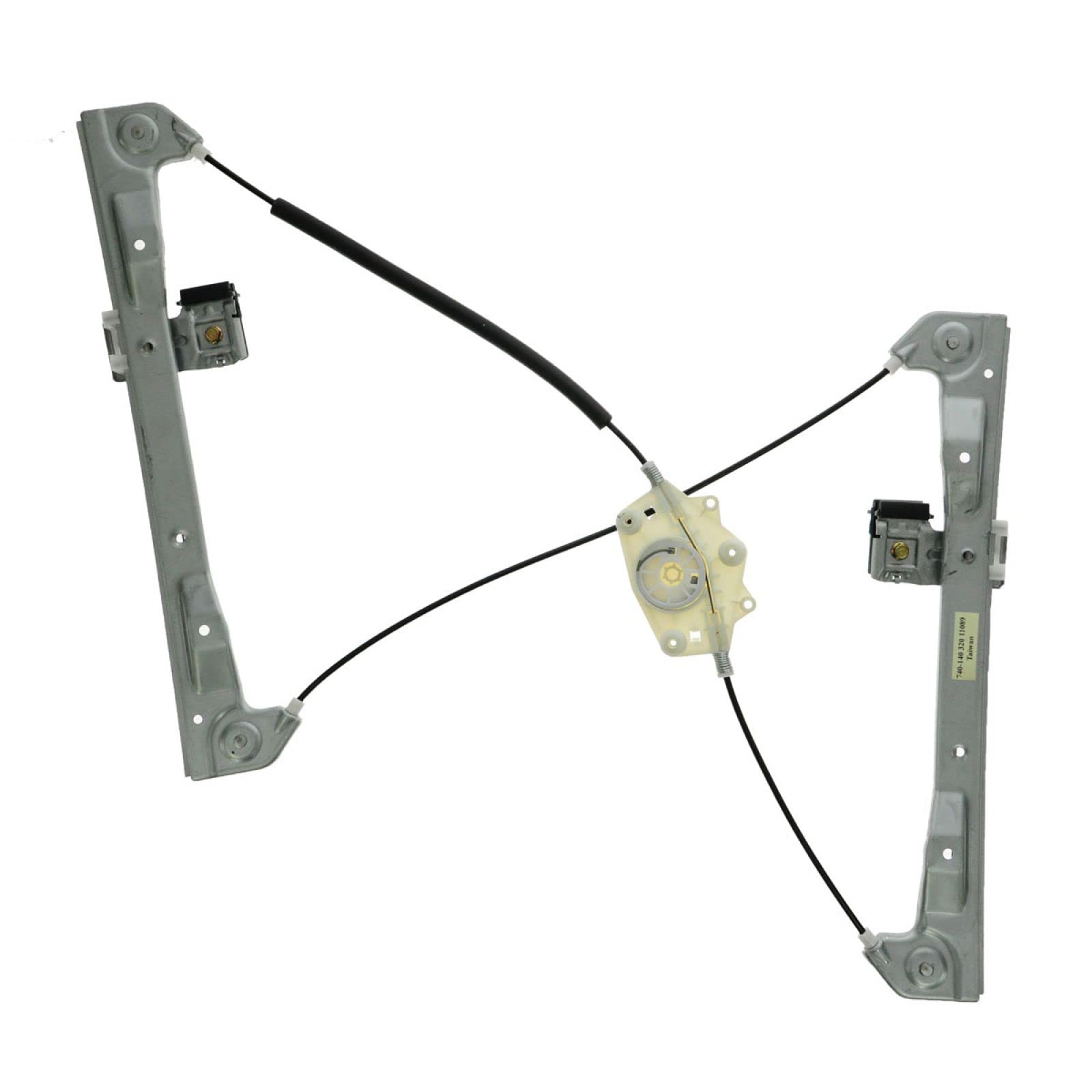 Trq Front Power Window Regulator Set Compatible With 2006-2012 Ford Fusion 2007-2012 Lincoln Mkz 2006 Zephyr 2006-2011 Mercury M