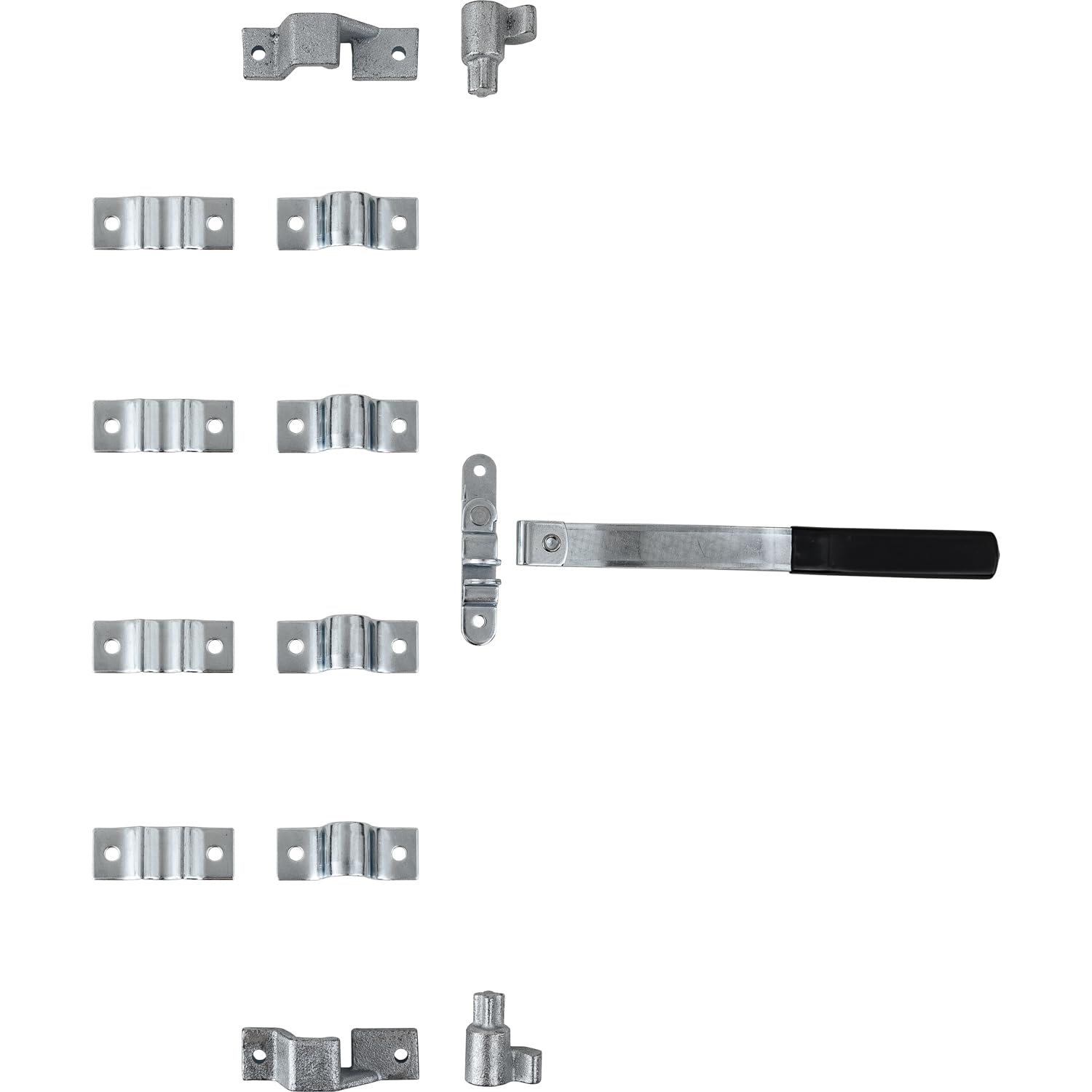 Buyers Products B2159C Cam Action Door Lock Kit, Zinc Coated Corrosion Resistant Kit, Tubing Not Included, Gray, 3