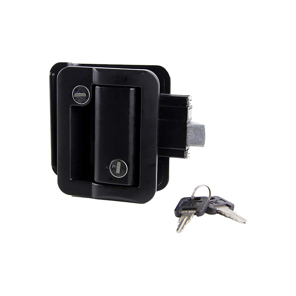 Lippert Components - 2020102689 Global Entry Door Latch For Travel Trailers For Rv Entry Doors Black