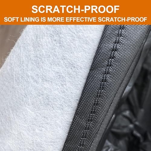 Kayme 7 Layers Truck Cover Waterproof All Weather, Heavy Duty Outdoor Pickup Cover Sun Uv Rain Protection, Universal Fit Dodge R