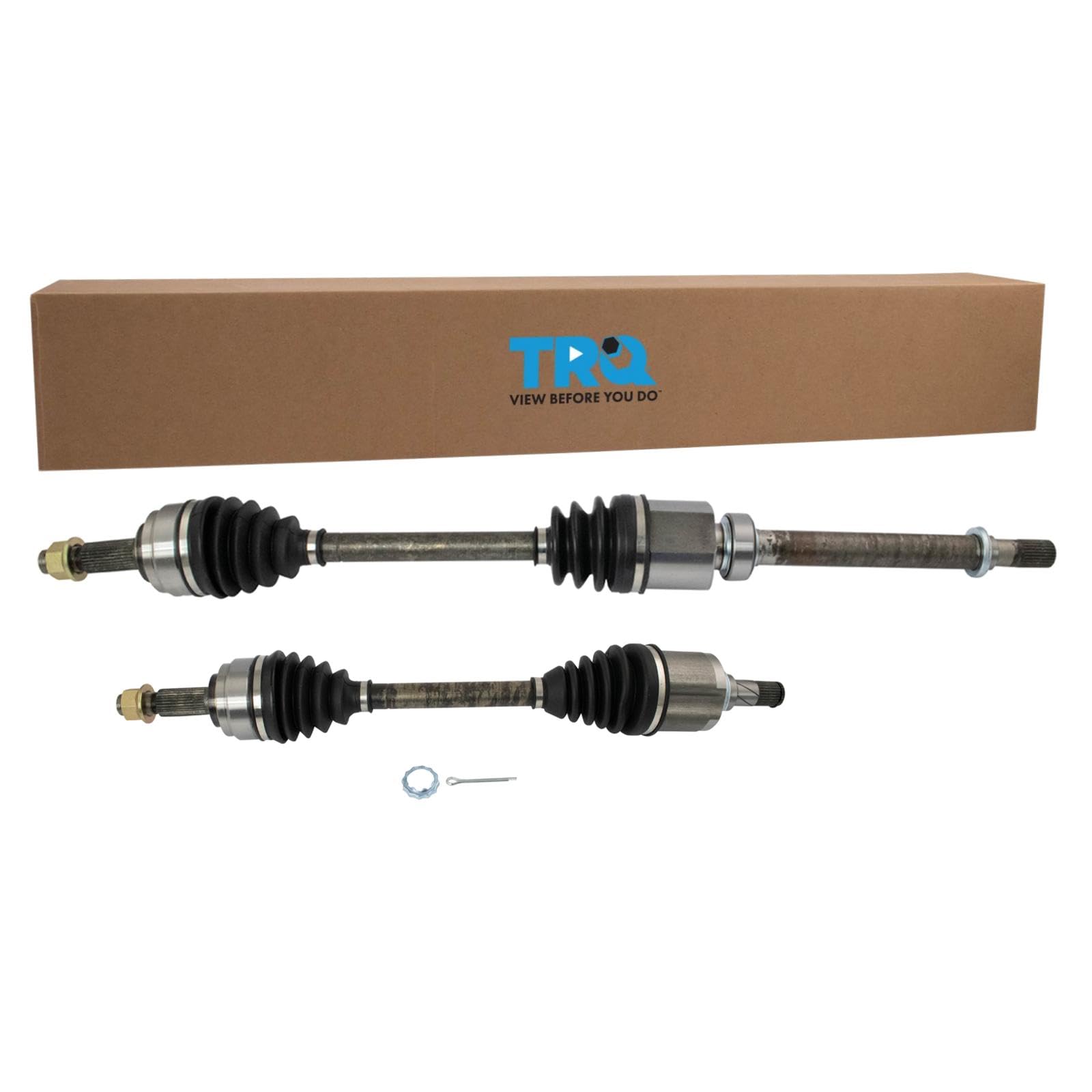 Trq Front Cv Axle Shaft Assembly Set Compatible With 2007-2012 Nissan Sentra