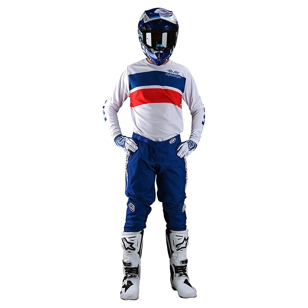 Troy Lee Designs Gp Motocross Dirt Bike Off-Road Lightweight Pants, Mono Blue 32