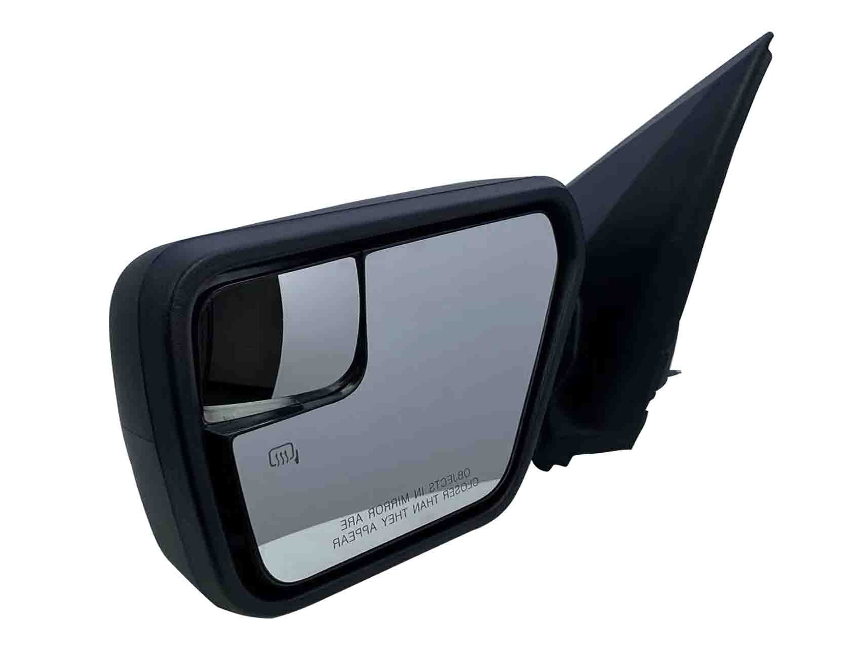 Replacement Driver Left Side Door Mirror Textured Back Cover Power Adjustment And Heated Glass Without Blinker For Ford F-150 From 2021 To 2023