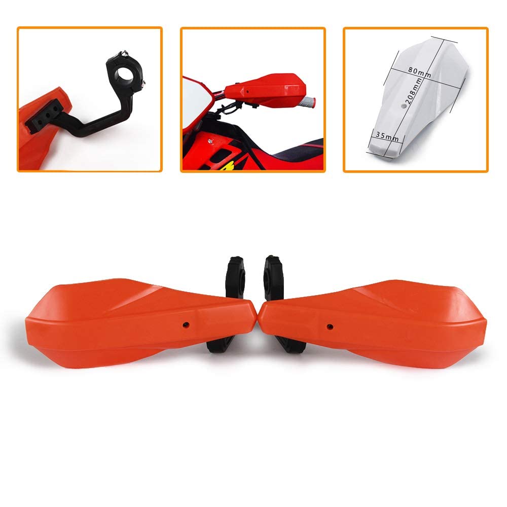 AnXin Motorcycle Handguards 7/8'' and 1 1/8'' Hand Guard Handlebar Protection Universal for SX50 SX60 SX85 SX125 XC125 XCW150 EX