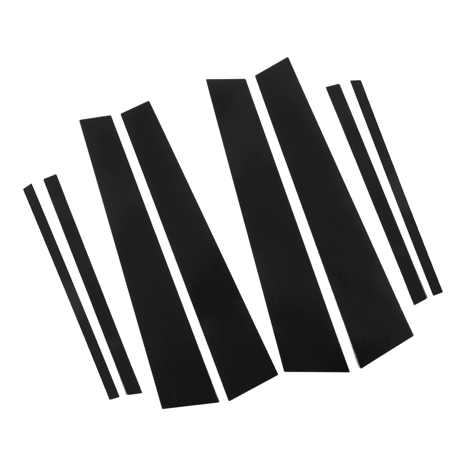 Door Pillar Post Trim, Gloss Black Door Window Pillar Post Cover Trim Sticker Car Accessories Replacement For Rav4 (Replacement For Rav4 2013-2019(8Pcs))