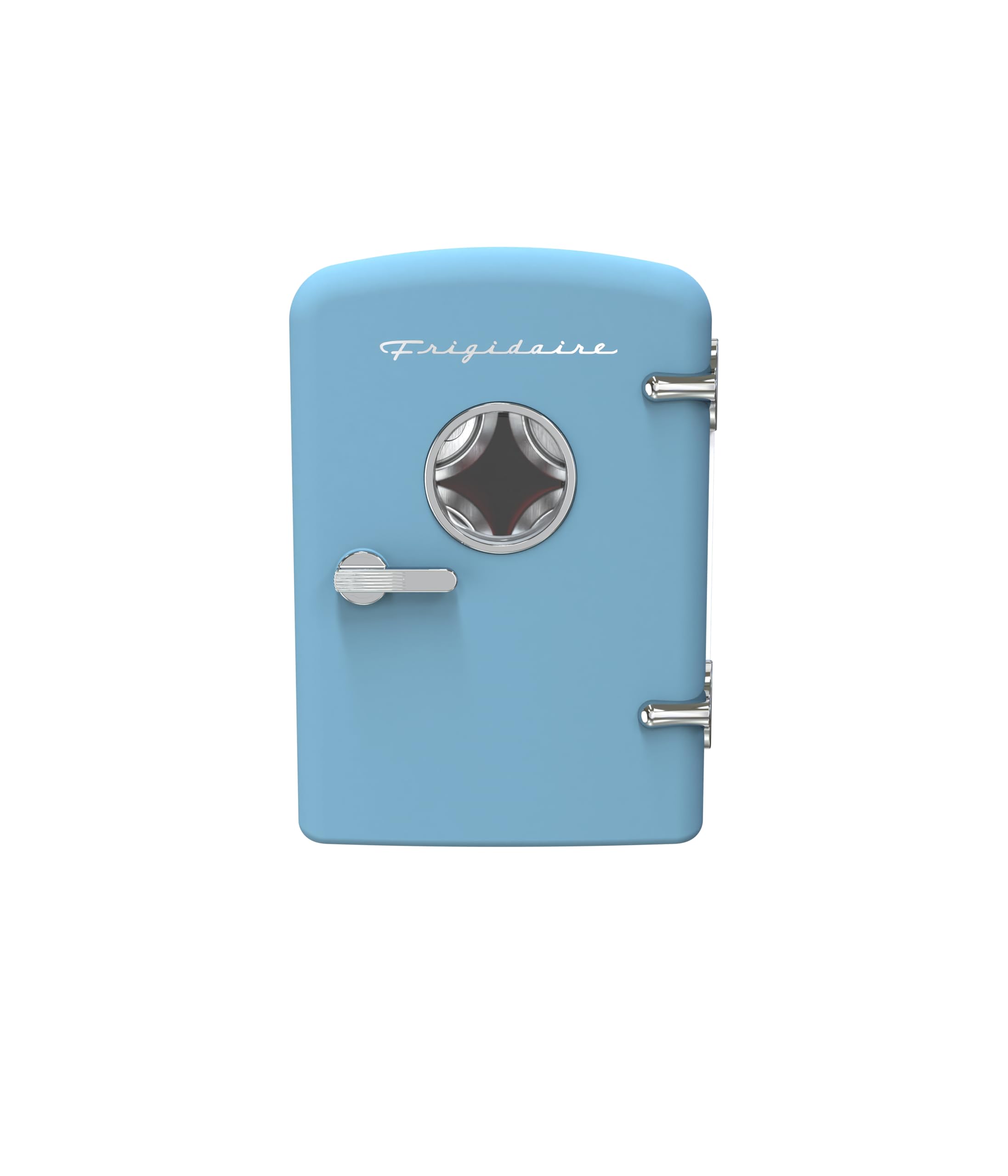 Frigidaire Retro 9-Can Mini Personal Fridge Portable Cooler for Car, Office, Bedroom, Dorm Room, or Cabin, 11.8 D x 7.1 W x 10.1