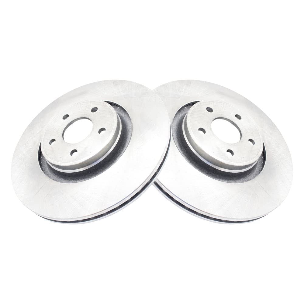 Trq Front Brake Rotors Set Vented Compatible With 2014-2018 Ford Focus 2015-2019 Lincoln Mkc