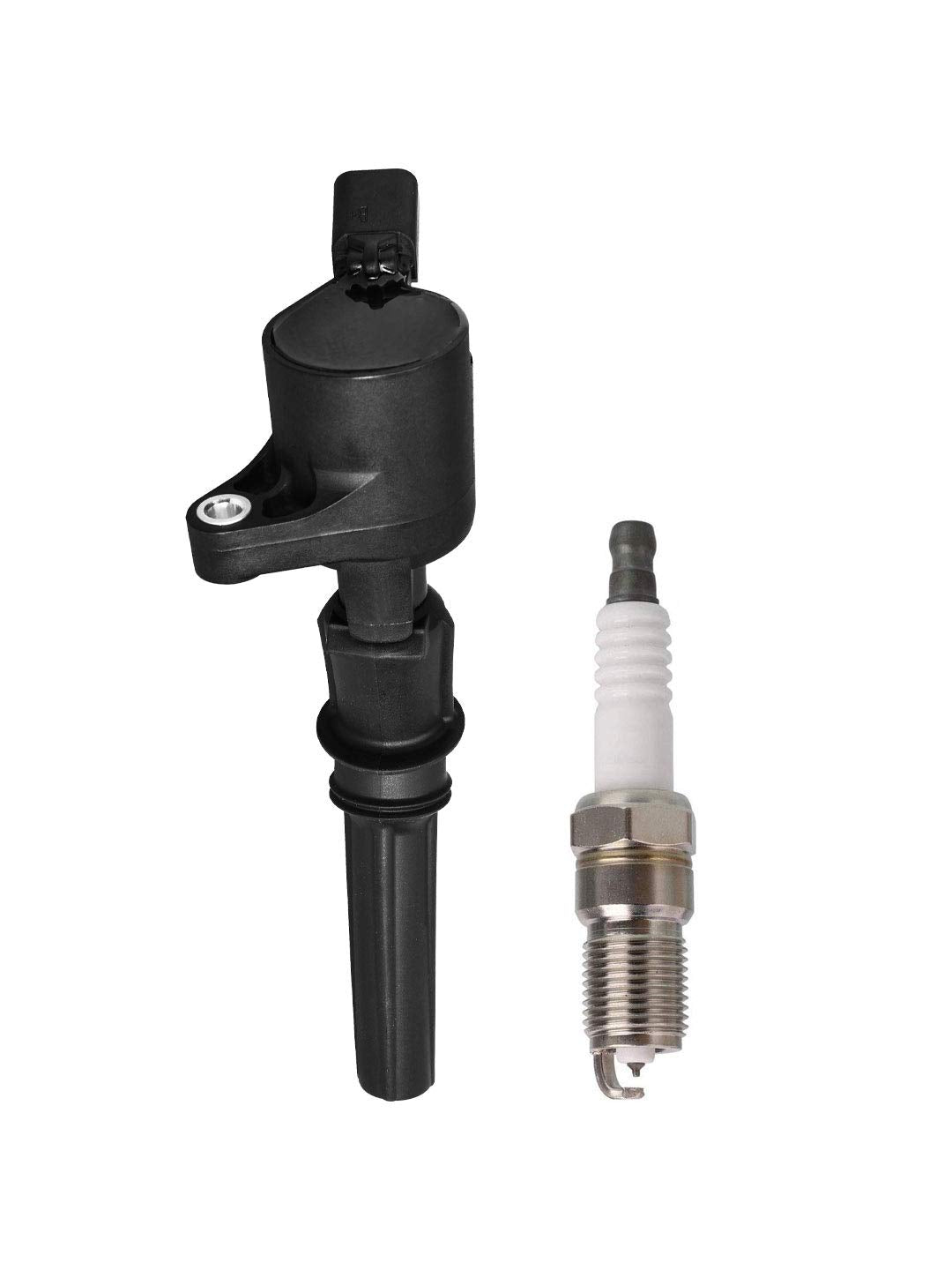 ENA Set of 8 Ignition Coil Pack and Platinum Spark Plug Compatible with Lincoln Ford Mustang Econoline Excursion Expedition Pick