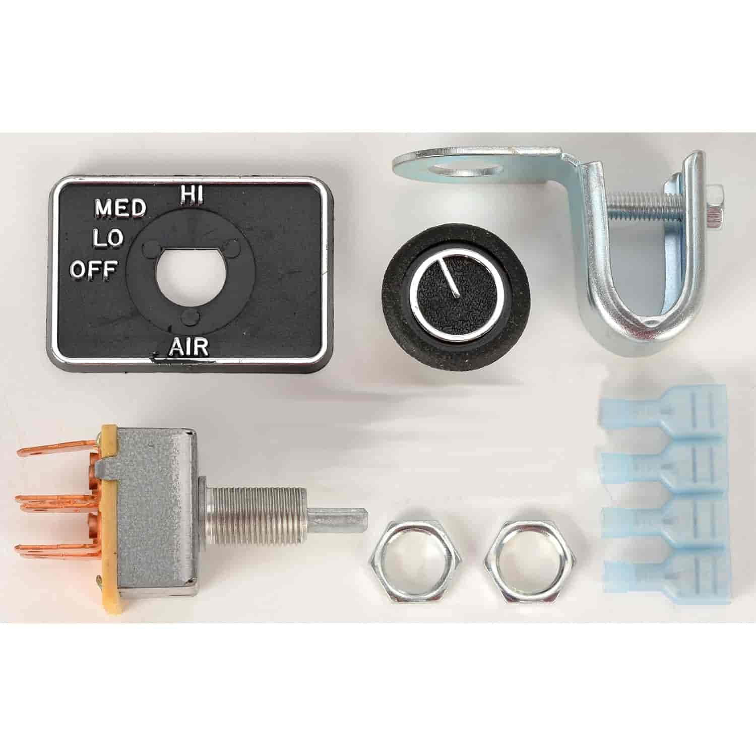 Jegs Auxiliary Utv Heater 12 Volt Assembly - 260 Cfm Airflow - 28,000 Btu Of Heat - Compact Design, Mountable Switch, Dual Front Vents, 3-Speed Fan - 12 Volt Heater For Utv, Truck, Van And Car