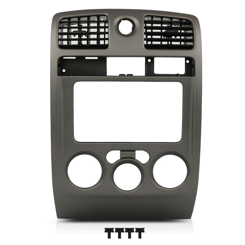 G-PLUS Radio Dash Bezel Trim Panel Compatible with Chevy Colorado GMC Canyon 2004-2012