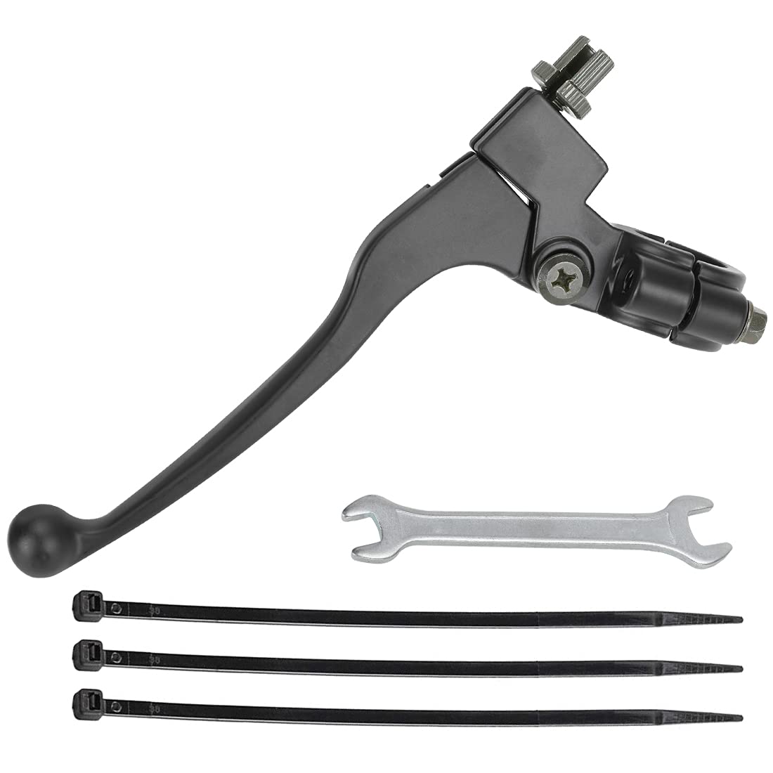 Fvrito Left Brake Clutch Handle Lever Perch For 196Cc 6.5Hp Massimo Mb200 Baja Heat Warrior Mb165 Mb200 Hensim Trailmaster Doodle Bug Blitz Dirt Bug 97Cc Db30 Motovox Mbx10 Mbx11 Mini Bike Motorsports