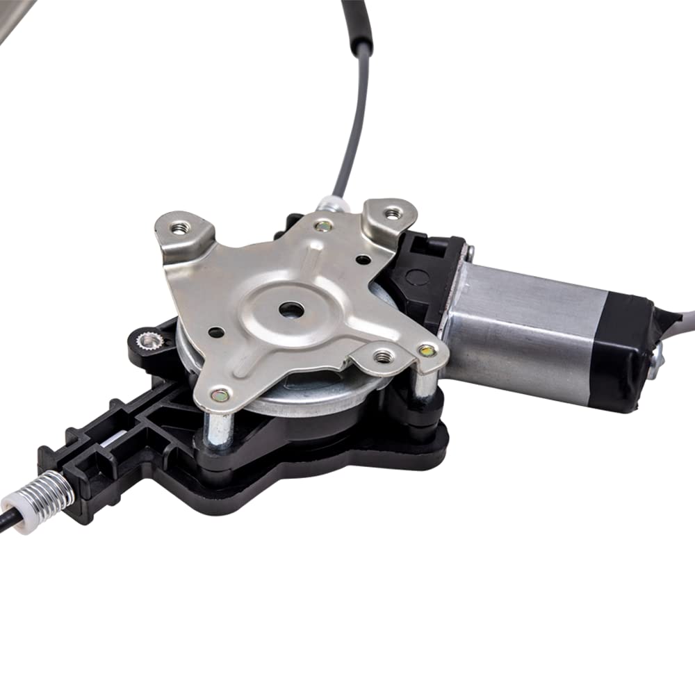 Autoandart Brock Replacement Drivers Rear Power Window Lift Regulator W/Motor Assembly Compatible With 04-15 Armada Titan Pickup