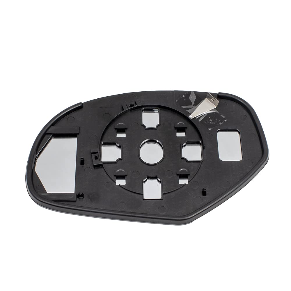 Brock Replacement Passenger Power Side Door Mirror Glass with Base Compatible with Silverado Sierra Escalade SUV Pickup Truck 15951109