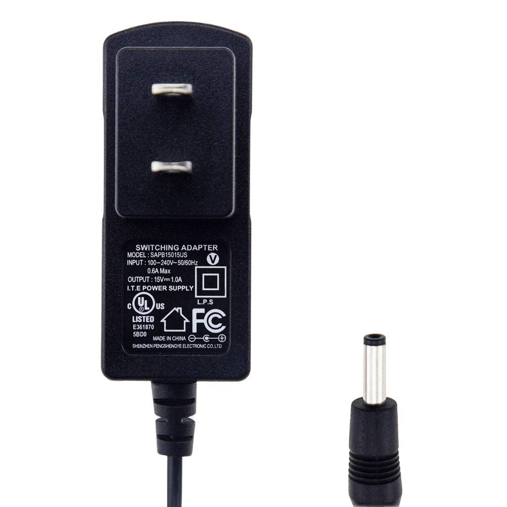 Fanlide Dc 15V 1A Adapter Charger For Car Jump Starter, Peak 450A 500A 600A 800A 1000A Auto Battery Booster Jump Starter Charger