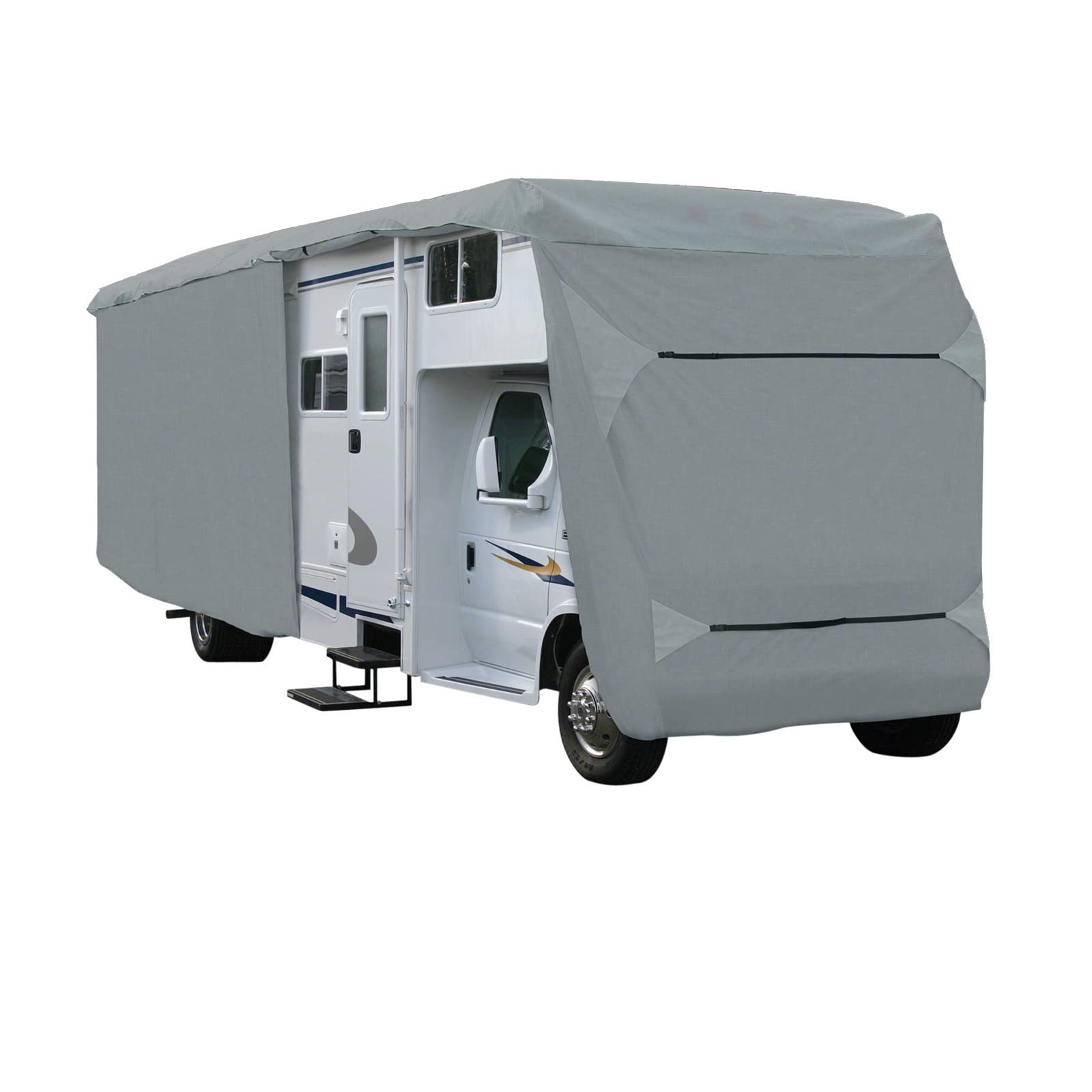 Savvycraft Upgraded Class C Rv Cover, Breathable Waterproof Tear-Resistant Class C Motorhome Cover Fits 32Ft-34Ft Long Class C Rv