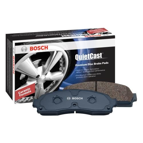 BOSCH BC764 QuietCast Premium Ceramic Disc Brake Pad Set - Compatible with Select Honda Accord, Insight; FRONT