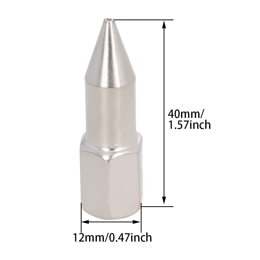 Utoolmart Sharp Mouth Butter Hose And Accessories 40Mm Length 12Mm Pipe Diameter For Use With Hand Operated Grease Guns 2Pcs