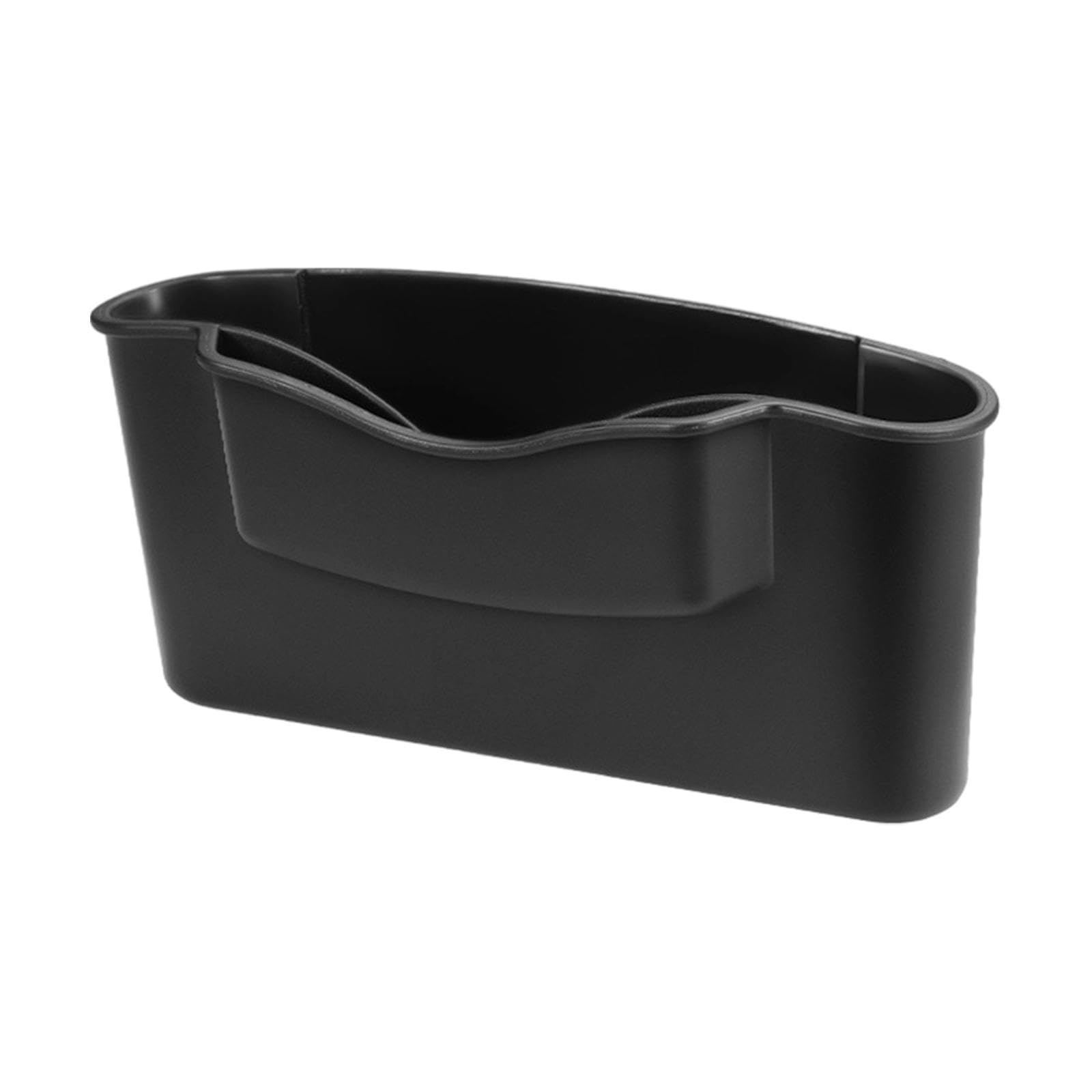 CALANDIS Car Center Console Storage Box Practical Universal Door Mount with Card Slot Black | Trim | Interior | Car & Truck Part