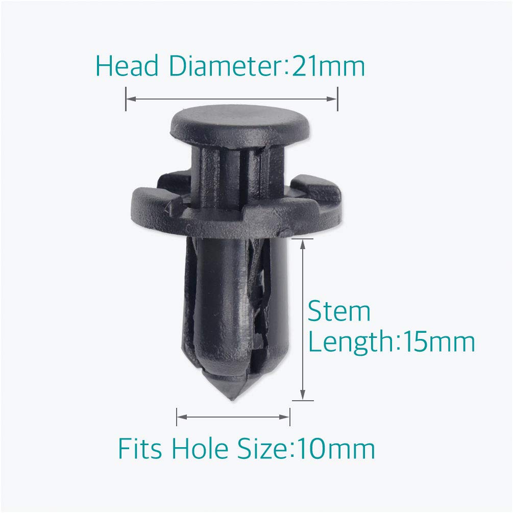 Lantee 20 Pcs Bumper Engine Cover Fender Grille Push-Type Retainer Clips Fasteners For Subaru 90914-0007 Ascent Baja Brz Crosstr