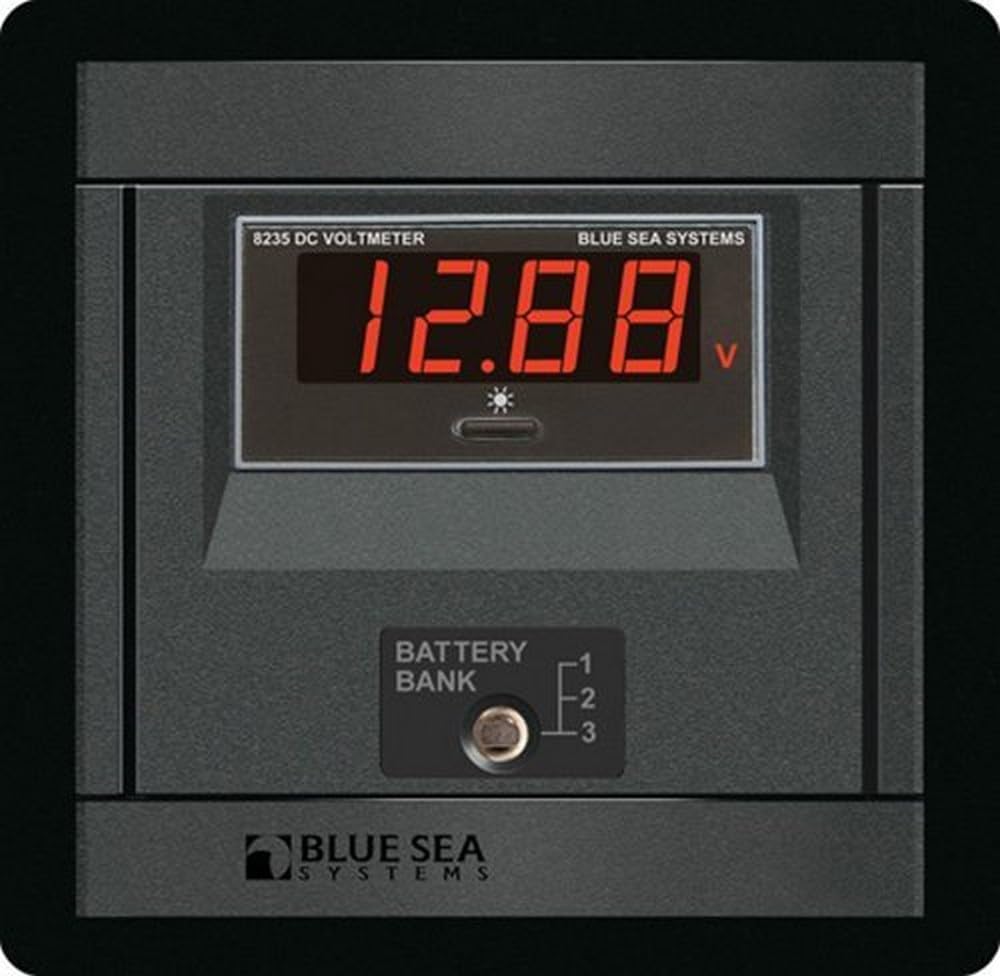 Blue Sea Systems Dc Digital Voltmeter Panel