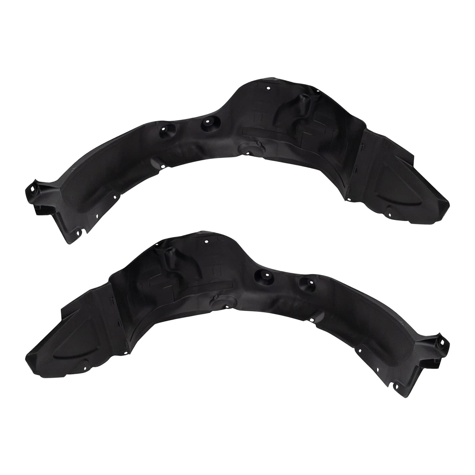 Trq Front Inner Fender Liner Set Compatible With 2012-2013 Kia Optima Ki1248123 Ki1249123