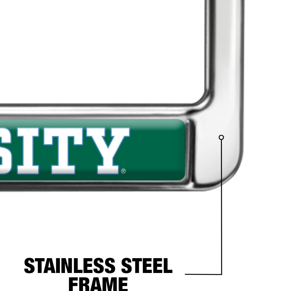 GRAPHICS & MORE Tulane University Alumni Metal License Plate Frame - Full Size, One Size, Green and White