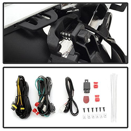 Acanii - For 2015-2016 Chevy Trax Bumper Driving Fog Lights Lamps+Switch+Bulbs Assembly Driver & Passenger Side