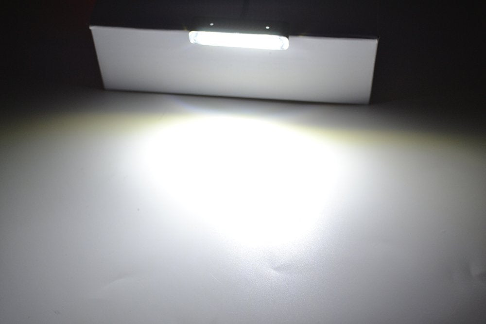 Kingshowstar 1X Motorcycle License Plate Light, Super Bright 15 Led Tag Lamp Waterproof Plate Light For Motorcycle Turck License Plate Light, Backup Light, Tail Light