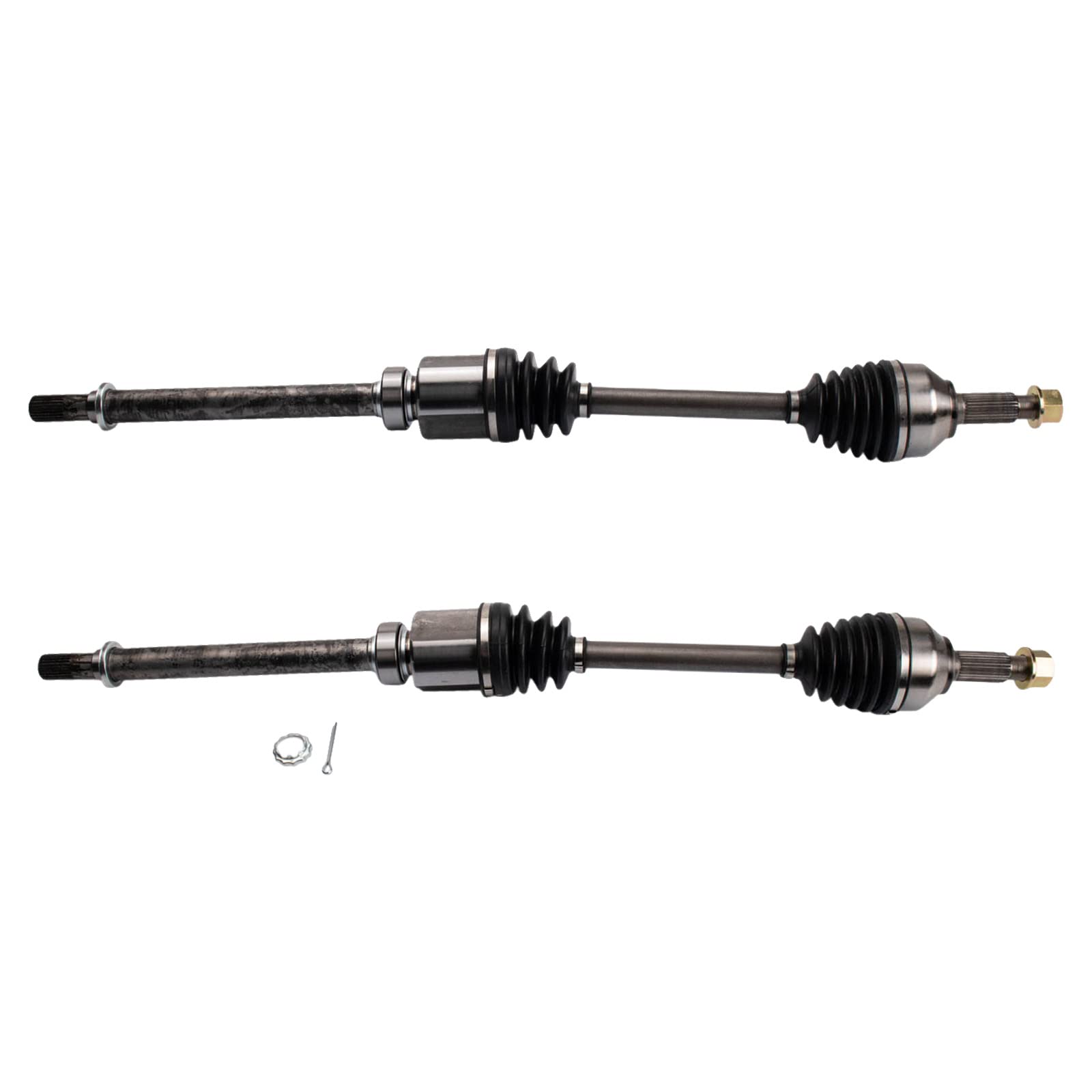 Trq Front Cv Axle Shaft Assembly Set Compatible With 2007-2013 Nissan Altima