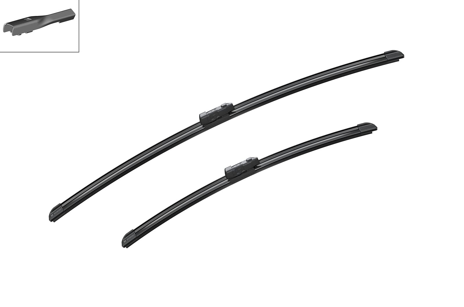 Bosch Wiper Blade Aerotwin A102S, Length: 650Mm/475Mm - Set Of Front Wiper Blades - Only For Left-Hand Drive (Eu)