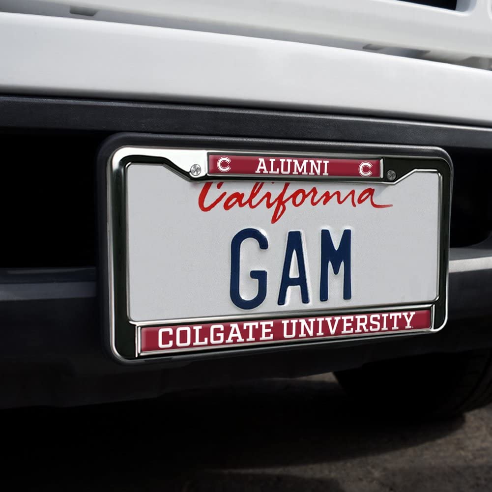 GRAPHICS & MORE Colgate University Alumni Metal License Plate Frame - Full Size, One Size, Durable Construction