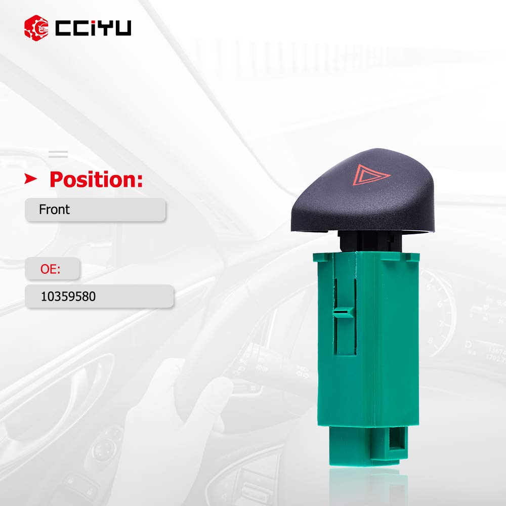 Cciyu Hazard Warning Switch Replacement Fit For 2004-2005 Chevy Classic 2000-2003 Chevy Malibu 2004-2005 Chevy Malibu Maxx