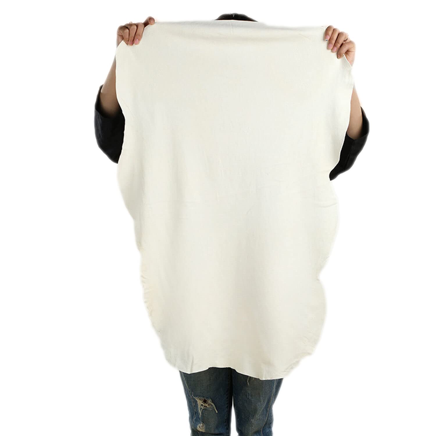 Gadgetking XL Car Drying Chamois Wash Leather Shammy Towel Extra Large Cleaning Super Absorbent XXL Natural Fast Drying Detail D