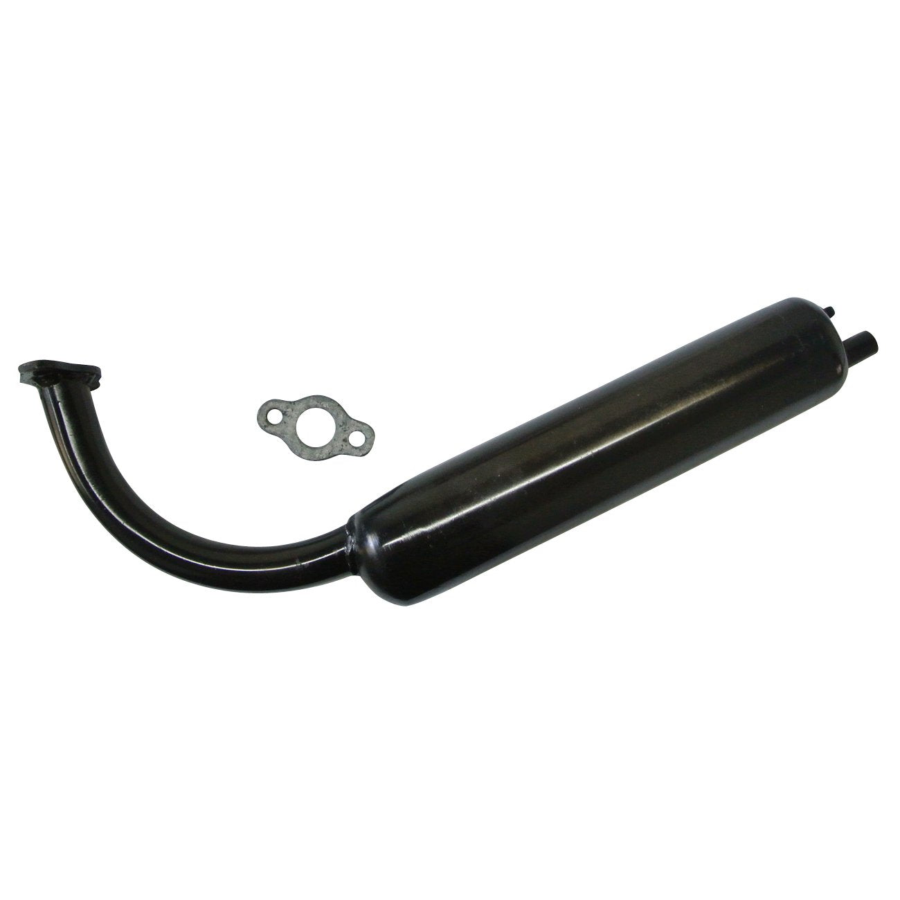 Sthus 40Mm Black Muffler Stock Exhaust Pipe For 49Cc 50Cc 60Cc 66Cc 80Cc Motorized Bicycle 2-Stroke